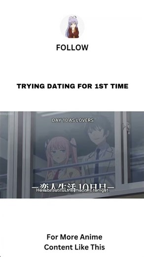 He's Acting As Her Boyfriend #anime #MayonakaHātoChūn