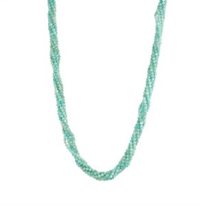 Peruvian Amazonite Necklace  in Sterling Silver 221.48cts