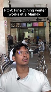 Bila Fine Dining waiter works at a Mamak be like.. #comedy #fyp #malaysianfood | Arieff Yong