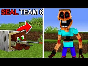 Every Horror Mod Vs SEAL TEAM 6 in Minecraft..