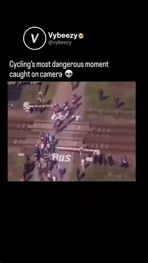 vybeezy | follow us @vybeezy for more! This was one of the scariest moments ever caught in professional cycling. During the 2015 Paris Roubaix,... | Instagram