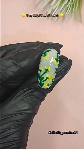 5 Minute Tulip Nail Art Tutorial for BEGINNERS