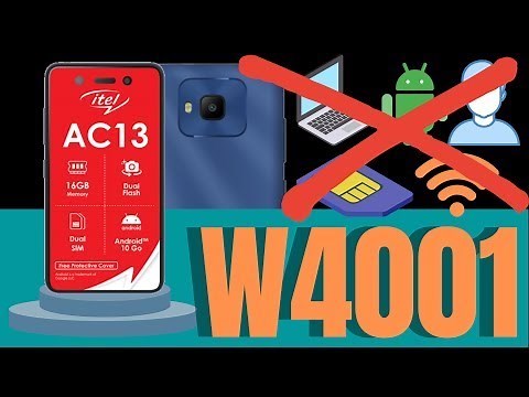 itel AC13 (W4001) Google Account unlock without PC.itel AC13 FRP bypass without PC