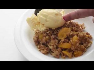 BEST GLUTEN FREE PEACH CRISP