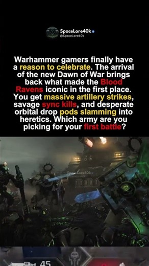 The New Dawn Of War Is Finally Here 💀 #shorts #gaming #viral #ps5 #warhammer #warhammer40k