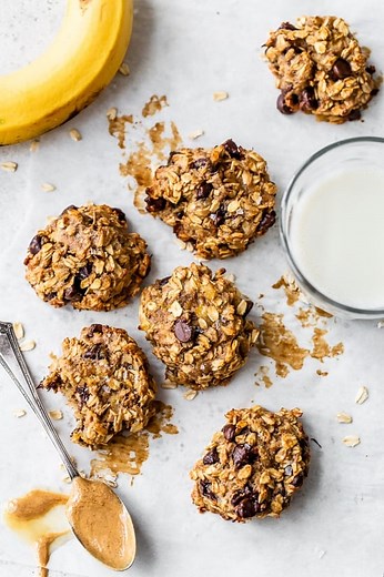 12g Protein Cookies with Oats, Peanut Butter & Banana