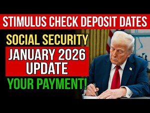 January 2026 Update: Social Security Payments & Stimulus Check Deposit Dates?
