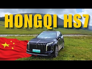 In-Depth review of the New Hongqi HS7 2024 in Xinjiang + Scenic Road Test Experience!
