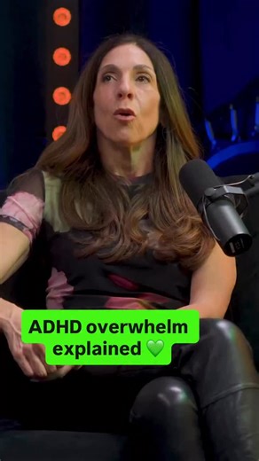 ADHD Chatter Podcast on Instagram: "ADHD overwhelm explained 💚 Guest: @expertadhdcoaching #adhd #overwhelm"