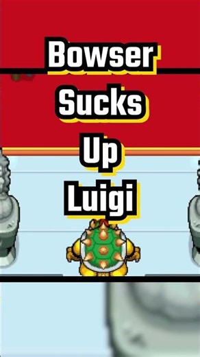 Bowser Sucks Up Luigi