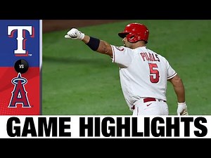 Albert Pujols makes history in the Angels' 5-2 win | Rangers-Angels Game Highlights 9/18/20
