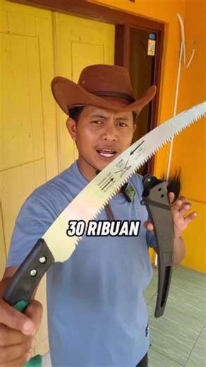Gergaji baja premium modelan samurai sepaket sama sarung #gergajikayu #alatperkebunan #gergajibaja #gergaji #alattukang