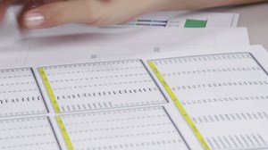 Paperwork with a calculator - Free Stock Video