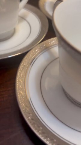 Noritake Crestwood Platinum 4166 Cup & Saucer Set – Replacement China – Vintage Noritake Teacup – Choose Quantity - Etsy