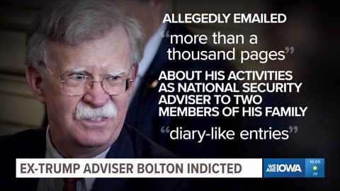 Ex-Trump national security adviser Bolton charged with storing and sharing classified information