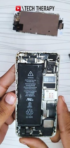 iPhone 5s Battery Replacement 🔋✅ #TechTherapy #Shorts