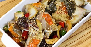How to make soy sauce marinated crab with rich spring crab. Kim