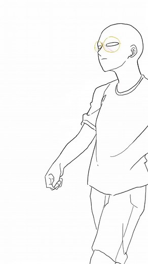 door #animation #flipaclip | girl knocking on door