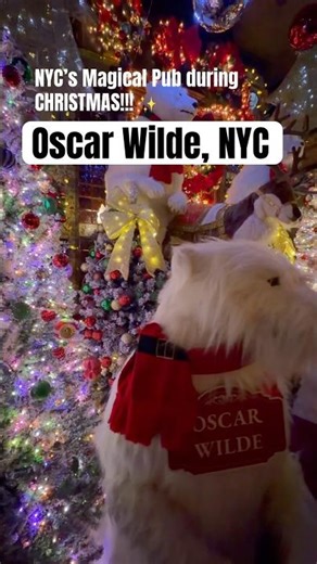 NYC Christmas must visit pub | Oscar Wilde NYC | NYC’s most magical Christmas pub #nyc #fypyoutube