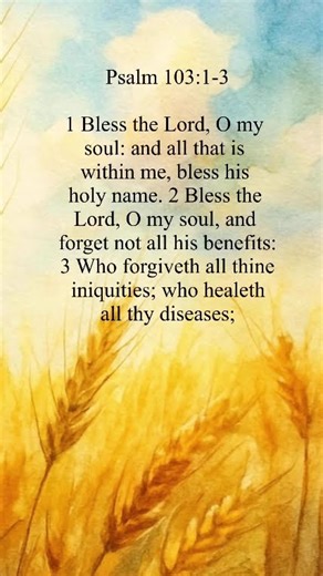 Bible Verse - Psalm(103:1-3) KJV, #Jesus #love #Bibleverse,#faith,#Grace