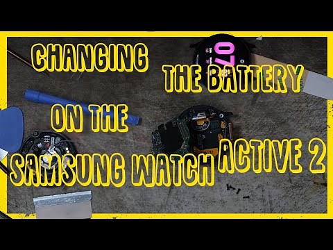 How to change the battery on the Samsung Watch Active 2 (40mm) EASY