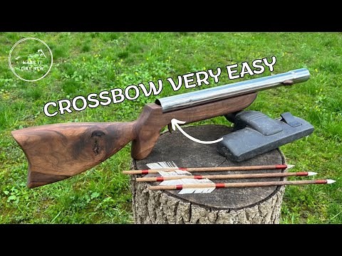 DIY: Making a Crossbow from Junk – Very Easy!
