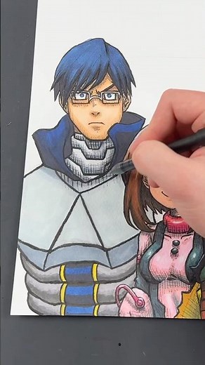 Drawing ALL of Class 1-A | Tenya Iida | My Hero Academia