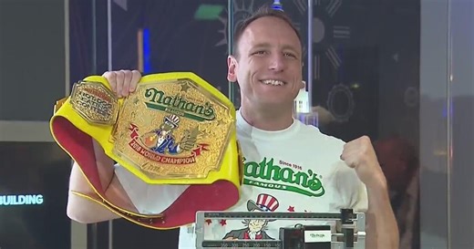 Joey Chestnut returns to Nathan's Famous Hot Dog Eating Contest