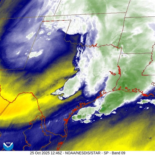48K views · 125 reactions | Water vapor imagery shows a dry slot now...