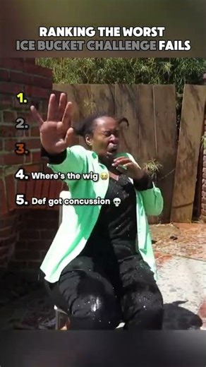 Ranking the worst ice bucket challenge fails! #ranking #icebucketchallenge