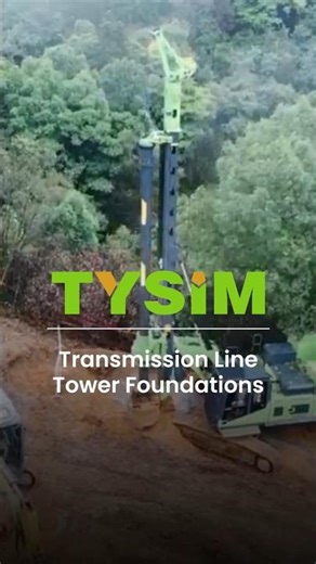 TYSIM Piling Rig for Transmission Line Tower Foundations | Suretech Infrastructure