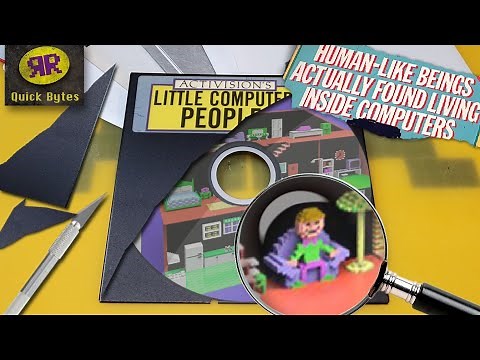 The secret way every Little Computer People floppy disk was unique | Commodore 64 | Activision LCP