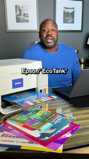 Cartridge Free Printer | Refillable Printer | Shaq & Epson EcoTank Printer