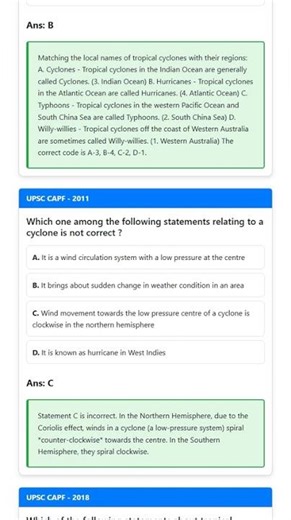 Definition and basic characteristics of Cyclones