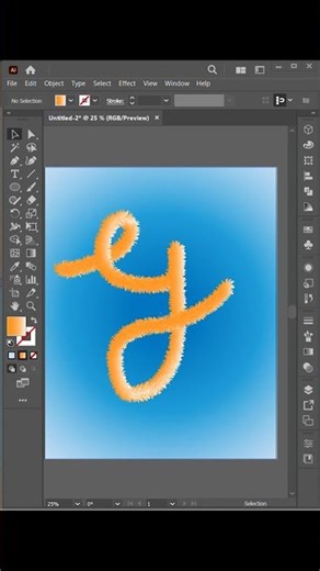 Adobe illustrator 2026 ✨ | How I create a unique typography effect in illustrator ✨