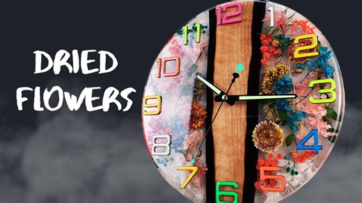The ultimate glow-in-the-dark resin clock tutorial