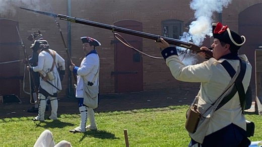 Mobile marks 50th anniversary of Fort Condé reconstruction with battle reenactment