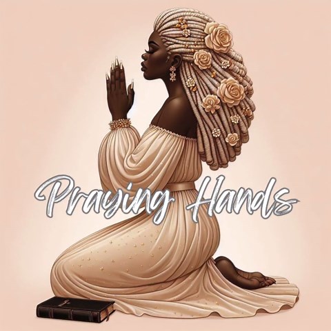 Praying African American Woman Clipart: Spiritual PNG Images - Etsy