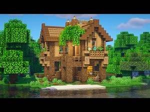 Minecraft : How to Build Survival Starter House Tutorial (#25)