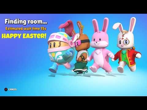 Stumble Guys Easter Themed 4-Player Split Screen Co-Op Xbox Series S Gameplay! 2026!