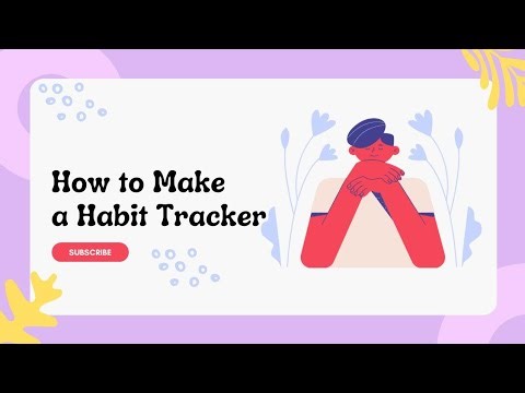 Beginner's Guide to Creating a Habit Tracker| Stay Disciplined #discipline #consistency