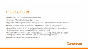 Offering pristine image quality and the key functionality to diagnose with confidence, Carestream’s new Horizon X-ray System is an ideal solution to help urgent care facilities improve productivity, the patient and staff experience, and more. Learn more at https://www1.carestream.com/UrgentCare #CarestreamCares #IdeasThatClearlyWork #UrgentCare #DiagnosticImaging | Carestream