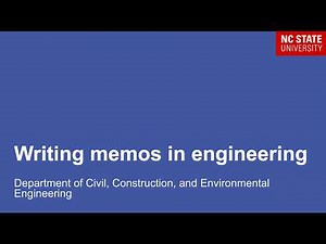Writing engineering memos: A quick and concise guide