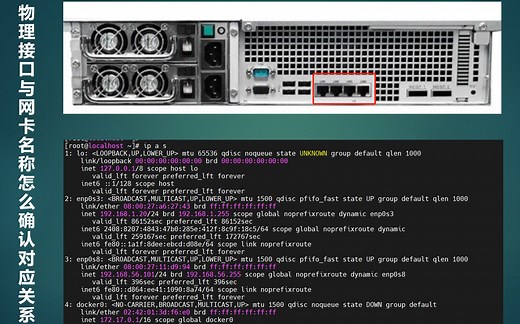 Linux快速确认物理服务器接口与网卡名称的对应关系——一条命令搞定