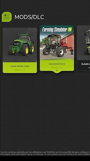 Installer des mods sur Farming Simulator 25 🚜 #farmingsimulator25 #fs25 #fs25mods #mods #simulation