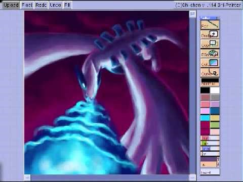 Drawing Lugia Using Hydro Pump