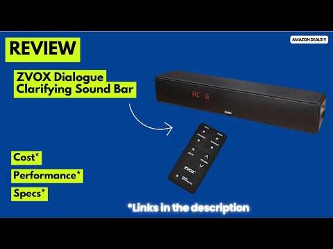 ZVOX AV157 Sound Bar Review – BEST Dialogue Clarity TV Speaker? | 12-Level Voice Boost Test