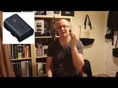 Camera battery's LP E6N for canon 90d Eos R R5 R6