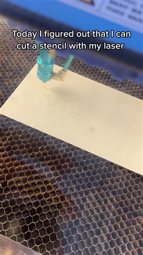 Impressive Laser Cutter Stencil Making Process