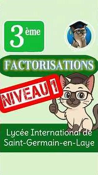 📘 Factorisation facile 01 🔥 | 3ème #maths #brevet #factorisations